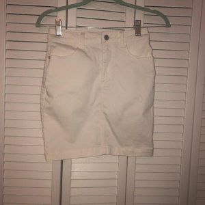 Misguided White Pencil Skirt